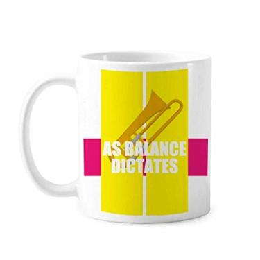 Imagem de Caneca de cerâmica Game As Balance Dictates Art Deco, presente da moda, caneca de cerâmica para café e porcelana