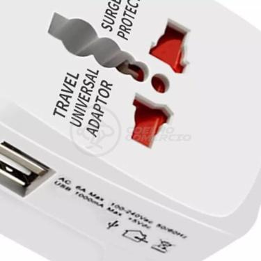 Imagem de Adaptador Tomada Universal Padrão Bivolt Aio