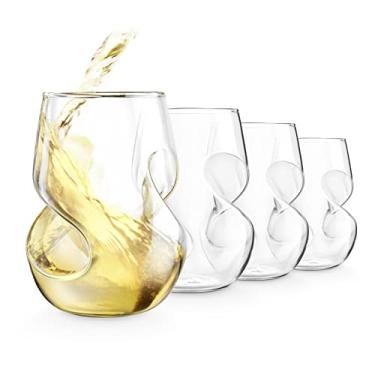 Imagem de Final Touch Taças de vinho branco sem haste Conundrum (conjunto de 4) (GG5008)