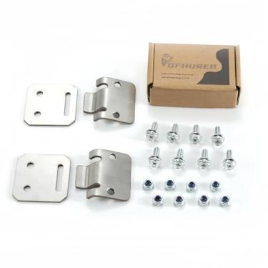 Imagem de GFHUREB Conjunto de 2 pares de dobradiças de assento de carrinho de golfe para carros de clube DS elétrico/gás (a partir de 1979) - Substitui OEM 1011652 1012412