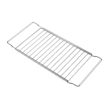 Imagem de Generic sobre a pia escorredor de pratos sobre a pia cortiça coaster multiuso aço inoxidável escorredor de pia escorredor de pia, para balcão, Grande