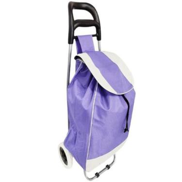 Imagem de Carrinho de Compras Leva Tudo Bag Colorido Suporta Até 30kg - OPEN TRA