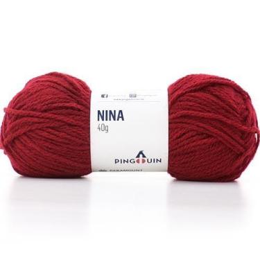 Imagem de Lã Nina Pingouin 40g, 9349 GROSELHA