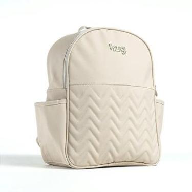 Imagem de Mochila de Maternidade Hug Zig Zag Bege-Unissex