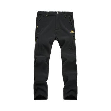 Imagem de Calça Masculina Impermeável e Forrada - Ideal para Caminhada, Esqui e 