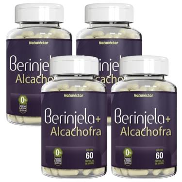 Imagem de Kit 4 Berinjela + Alcachofra 60 Cápsulas Natunéctar