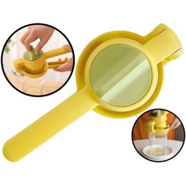 Imagem de Espremedor Plástico Manual Giratório Com Coador Para Frutas Laranja Li