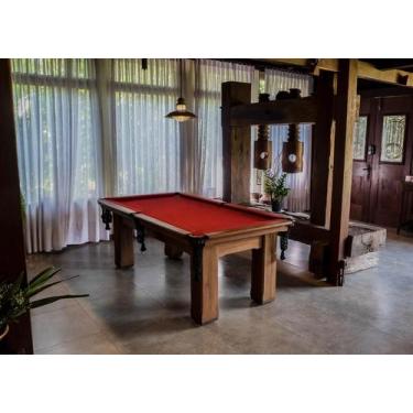 Imagem de Mesa de Sinuca/Bilhar - 2,52x1,40 - Madeira maciça - Nelson Bilhares, 