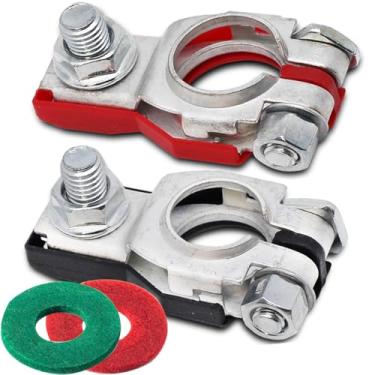 Imagem de Terminais de bateria para Nissan – Compatível com Nissan, Maxima, Rouge, Sentra, Murano, 243407F000, 24340-7F000, 243407F001, Positivo e Negativo, Plástico Cove