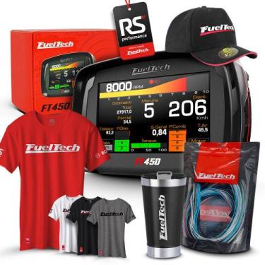 Imagem de Módulo de Injeção FT450 - Chicote Motor Dianteiro - Fueltech, Vermelho