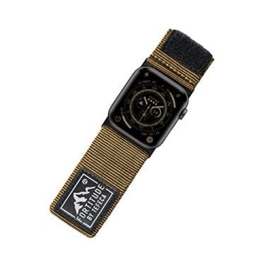 Imagem de Tefeca Pulseira Ultrawide Série Fortitude compatível com Apple Watch Ultra 2/Ultra de 49 mm, série 10 de 46 mm, séries 9/8/7 de 45 mm, SE2/SE/6/5/4 de 44 mm (selva, GG para 49 mm/46 mm/45 mm/44 mm