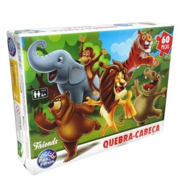 Imagem de Quebra Cabeça Friends  60 Peças Pais e Filhos 2971 (152648)