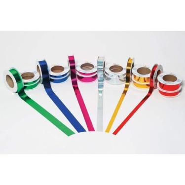 Imagem de Kit 08 Fita Metaloide 10mm x 50 metros Colorida Lantecor - LANTECORES