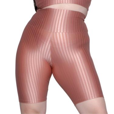 Imagem de Bermuda Plus Size de Academia New Zig 3D Vekyo Cós Alto Fitness Cor:;Tamanho:50;Gênero:Feminino-Feminino