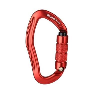 Imagem de Profissional 22kn Escalada Mosquetão Segurança Em Forma De Pêra Fivela