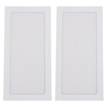 Imagem de Filtro de pó do ventilador de ventilador de computador Filtro de pó de pó Tampa de pó de malha de pvc para PC Faça com fontes de alimentação res de fontes 120x240mm 2pcs Conjunto (Branco)
