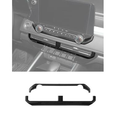 Imagem de DSWSQ Acessórios de acabamento da tampa de ventilação do painel do console central para Chevrolet Colorado/GMC Canyon A/C painel de ar condicionado de acabamento de painel de ar condicionado de fibra