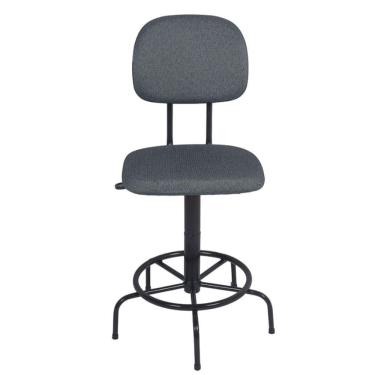 Imagem de Cadeira Secretaria Caixa Alta Lduplo Base Fixa Recepção