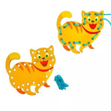 Imagem de Jogo Educativo Alinhavos Divertidos Sortido 3 Criança Bebe - Person