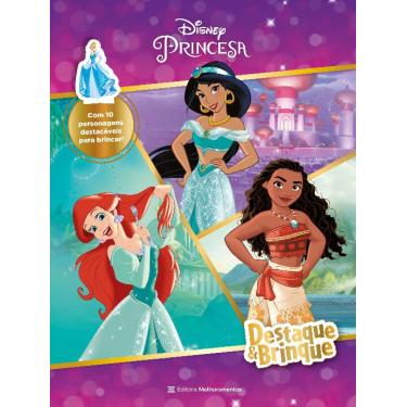 Imagem de Editora Melhoramentos Livro Destaque & Brinque Disney Princesas 10 destacáveis