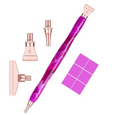 Imagem de Sttargxing Kit de canetas de pintura de diamante, 13 peças de pontas de aço inoxidável com 6 argilas, pontas para vários colocadores, acessórios de pintura de diamante 5D, substituição para artesanato