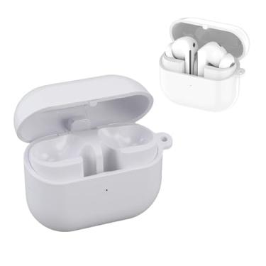 Imagem de GOWENIC Estojo de Carregamento de Fone de Ouvido, Adequado para Buds 3 Pro SM R630, Com Bateria de 590mAh e Carregamento Sem Fio Tipo C, Display de Luz LED, Design à Prova de Queda (WHITE)
