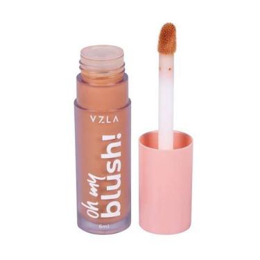 Imagem de Vz - Vizzela Cosméticos Oh My Blush! Cor 02 Peach Glow - Blush Líquido 6ml