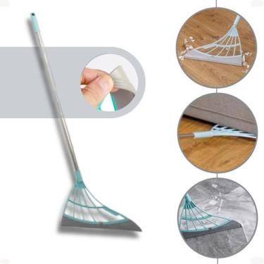 Imagem de Vassoura Multifuncional Magica Rodo Removedor Sujeira Inox - 123 UTIL