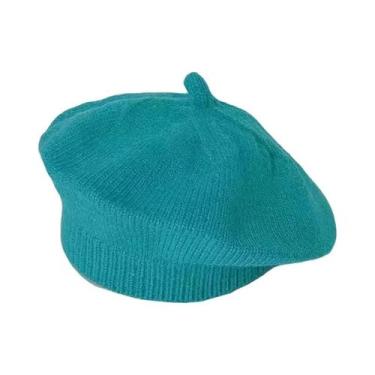 Imagem de Gorro De Inverno Quente Para Meninas Bebês, Chapéu De Flor Tricotado, 