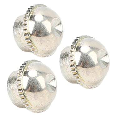 Imagem de Cryfokt Piccolo Tampas de Parafuso Conjunto de Liga de Alumínio Durável de 3 para Fácil Substituição para Coroa de Cabeça Piccolo, Peças de Instrumento Musical para Qualquer Especificação