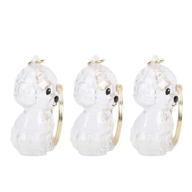 Imagem de Brrnoo Chaveiro de Garrafa de Lembrança Memorial de Cabelo de Animal de Estimação, Armazenamento Transparente para Pele de Gato de Cachorro Com Tampa de Encaixe Segura, Design Compacto