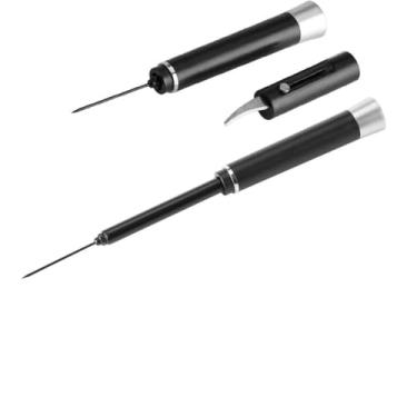 Imagem de Mingzhe Abridor de Garrafas de Vinho Tinto, Saca-rolhas Pressão Ar, Ferramenta Preta Com Lâmina para Cozinha