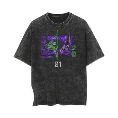 Imagem de Camiseta Unissex Neon Genesis Evangelion Shinji Ikari Anime Algodão Re