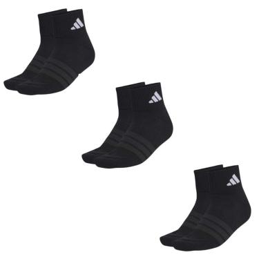 Imagem de Kit 3 Pares De Meias Adidas Sportswear Ankle Unissex