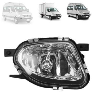 Imagem de FAROL DE MILHA SPRINTER 2012 A 2016 LADO DIREITO (LENTE VIDRO) - 9068200956