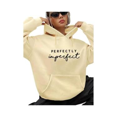 Imagem de Moletom Feminino Quente, Solto E Casual, Com Capuz, Estampado, Em Camu