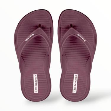 Imagem de Chinelo Ortopédico Fem Boa Onda Mobi Esporão Olho De Peixe Cor:BordôTa