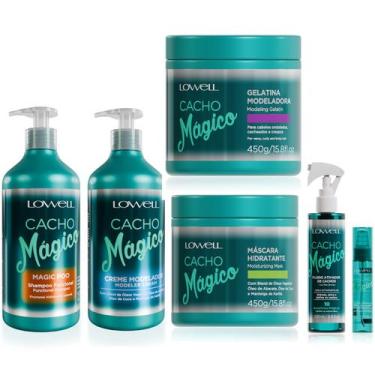 Imagem de Kit Completo Lowell Cacho Magico Salão 6 Produtos