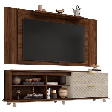 Imagem de Rack Com Painel Para Tv Até 55 Polegadas Harmony Caemmun