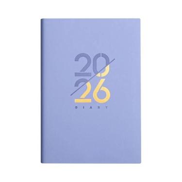 Imagem de Caderno Planner A5 De Couro Macio 2026: Diário Semanal E Mensal Para E