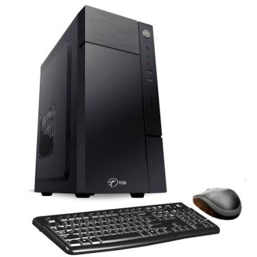 Imagem de Computador Tob Intel Core I3 Com Ssd 120gb Memória 4gb Teclado E Mouse Windows 10 Trial Desktop Pc Cpu
