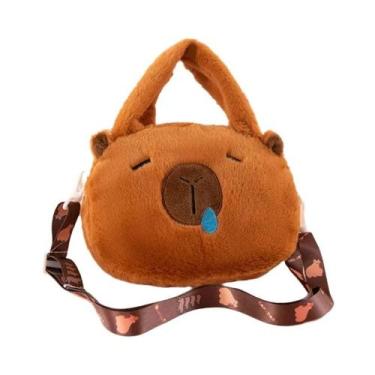 Imagem de Mochila De Pelúcia Kapibara De Grande Capacidade, Bolsa Conversível, B