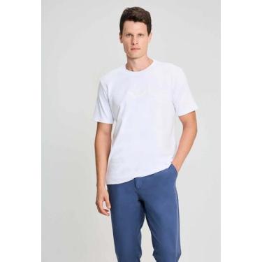 Imagem de Camiseta docthos slim manga curta algodão egípcio estampa coroa, 001 b