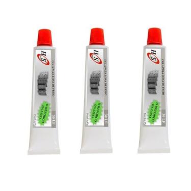 Imagem de Kit 3 Colas para Lona de Freios HS Bond 45g - Alta Qualidade - HSBond