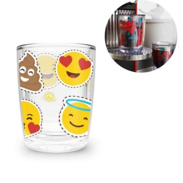 Imagem de Copo de Shot 60ml Parede Dupla Tequila Cachaça Café Pinga de Policarbo
