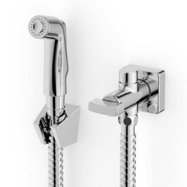 Imagem de Kit com 2 Ducha Higiênica com Derivação Virtus Roca Cinza/Cromado