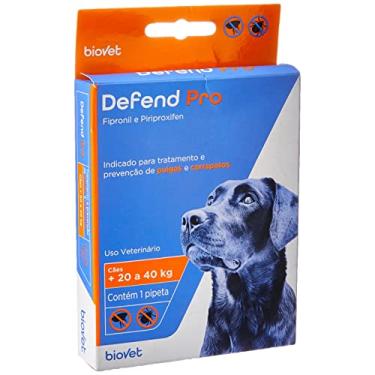 Imagem de Antipulgas e Carrapatos Defend Pro para Cães de 20kg a 40kg com 1 Pipeta
