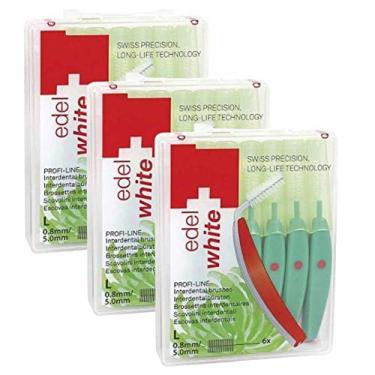 Imagem de KIT Escova Interdental Edel - Verde - 18 escovas interdentais