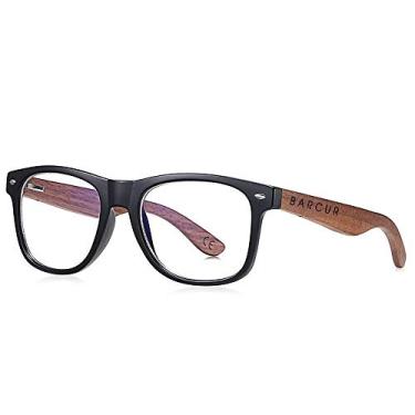 Imagem de Óculos de Sol Barcur Polarizados Anti Reflexo BC8700 Madeira (Transparente)