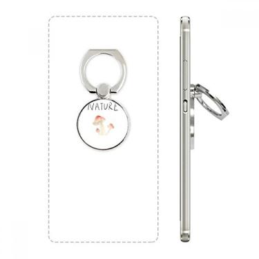 Imagem de Suporte universal de anel de telefone com pintura de planta cogumelo